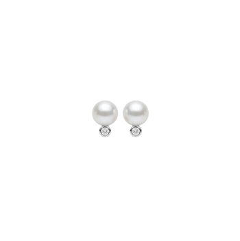 LG Diamond and Pearl ørestikker sølv, fra Christina Jewelry & Watches